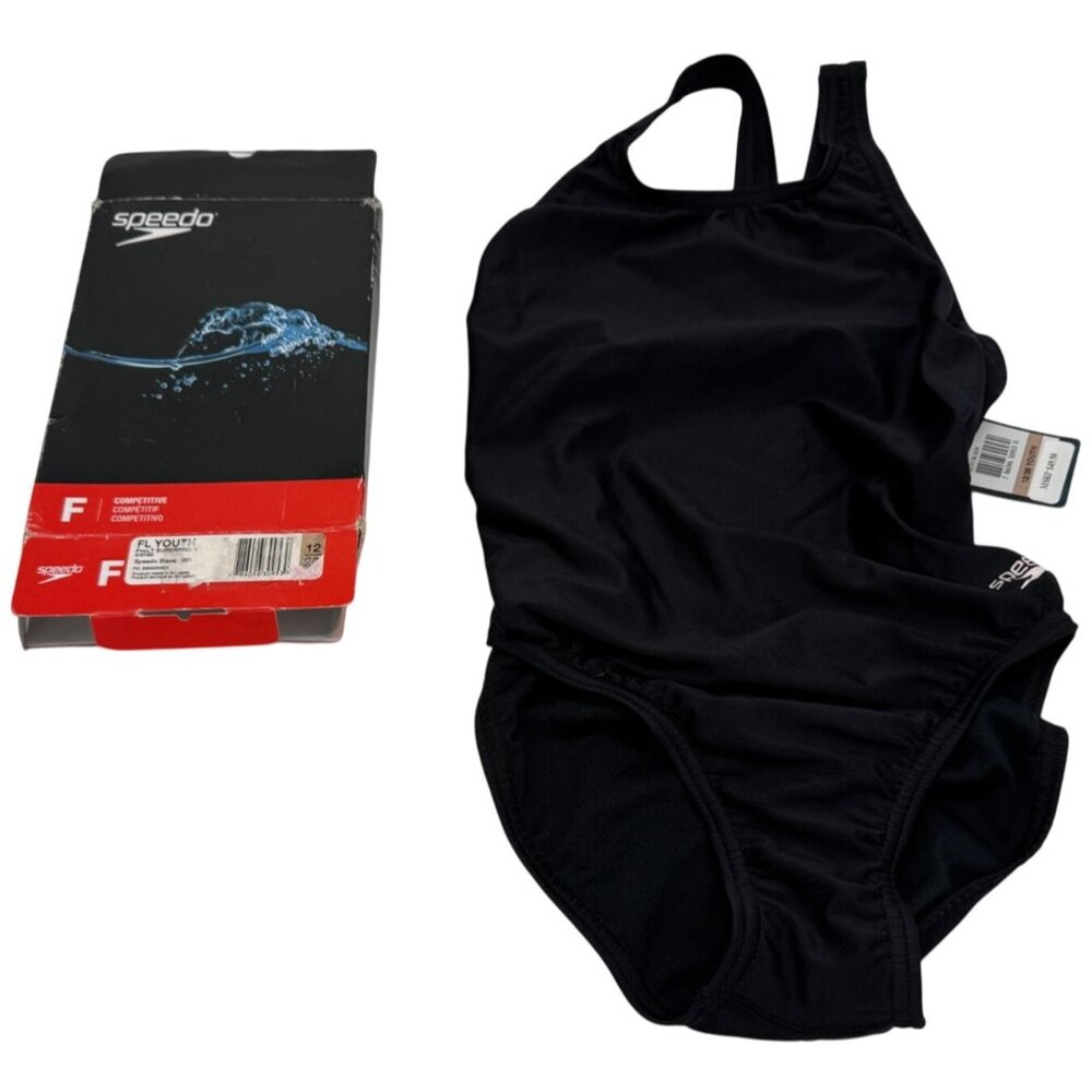 Speedo Black One-Piece Swimsuit